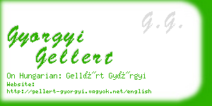 gyorgyi gellert business card